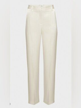 Aritzia Babaton Satin Agency Pant Light Birch